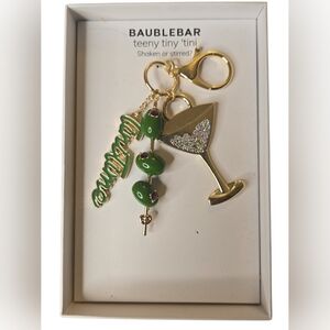 Baublebar Martini Bag Charm/ Key Chain